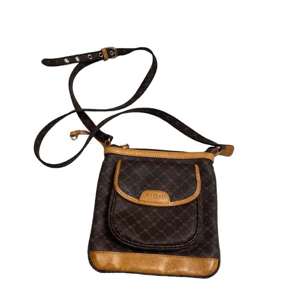RIONI‎ Moda Italia Women’s Crossbody J9836Y Brown 8X7.5